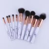1219B12C677820D14E807DB5A15BCFC0.jpg 10PCS Professional Marble Makeup Brushes